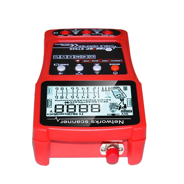 TOOLTOP 3 in 1 LAN Cable Tester Visual Fault Locator Multimeter 600M Length Measure Cable detail image 6