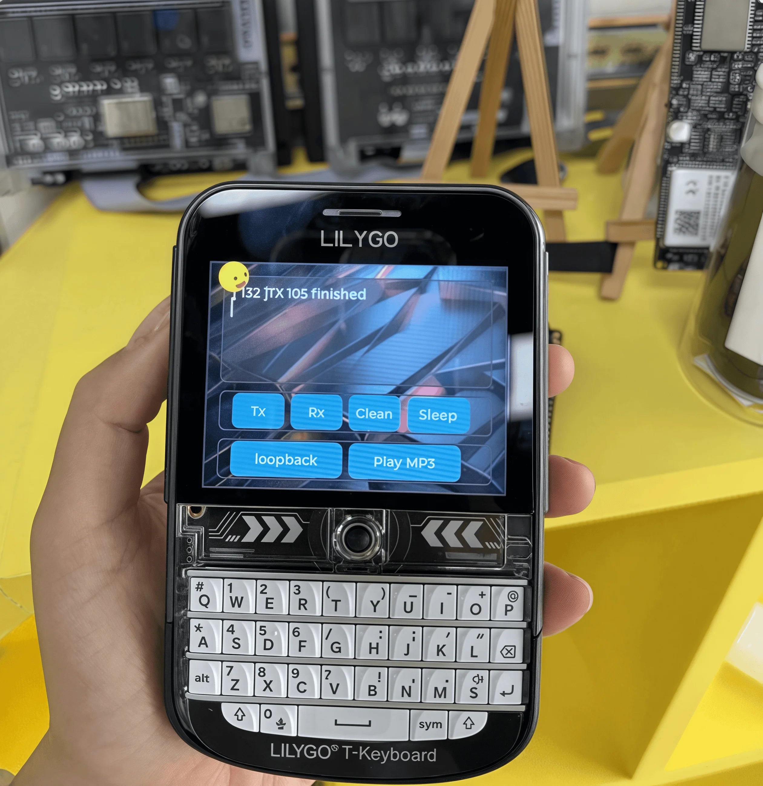 LILYGO T-Deck Plus ESP32-S3 GPS LoRaWAN+LCD Long Distance Communication Module detail image 6