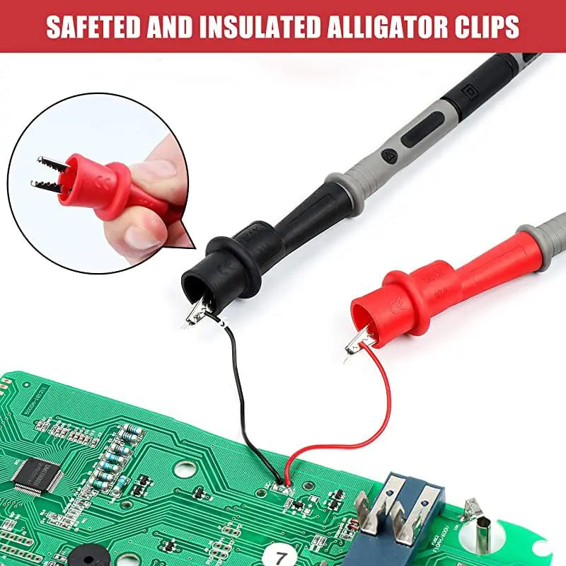 New Multimeter Test Leads Universal Cable 10A/20A Soft-silicone-wire Needle-tip Tester Probe Wire Pen Cable
