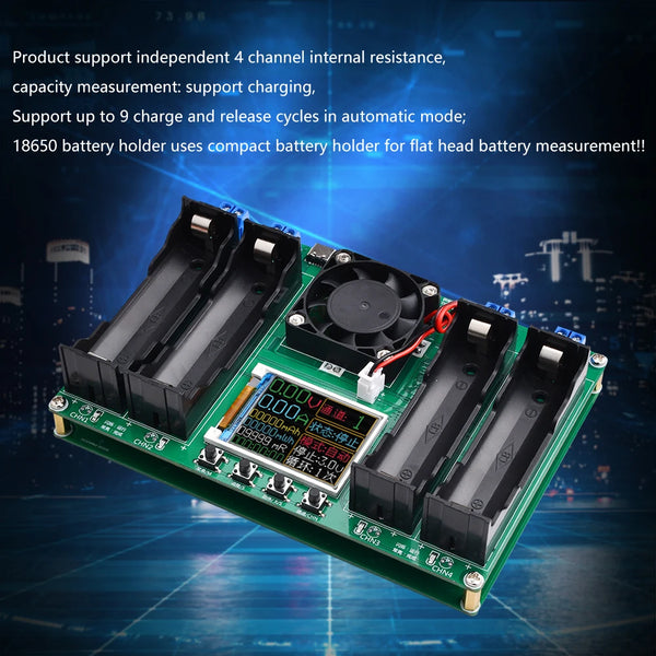 18650 Lithium Battery Capacity Tester Module MAh MWh Digital Battery Power Detector Module detail image 7