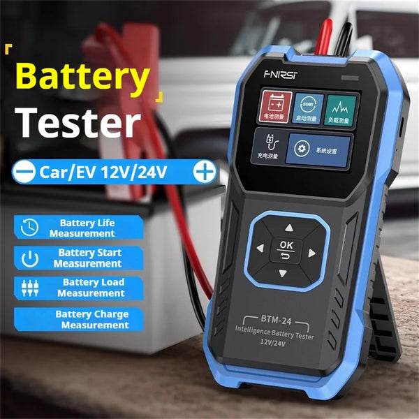 FNIRSI BTM-24 Automotive Car Battery Tester 12V/24V Voltage Capacity Tester with Overvoltage Protection 2 product image