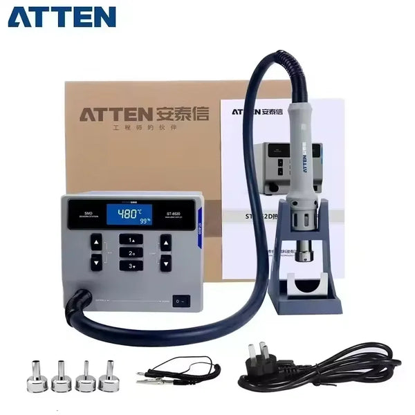 ATTEN ST-862D Hot Air Gun Soldering Station Lead-free 110V/220V 1000W BGA Rework Station detail image 2