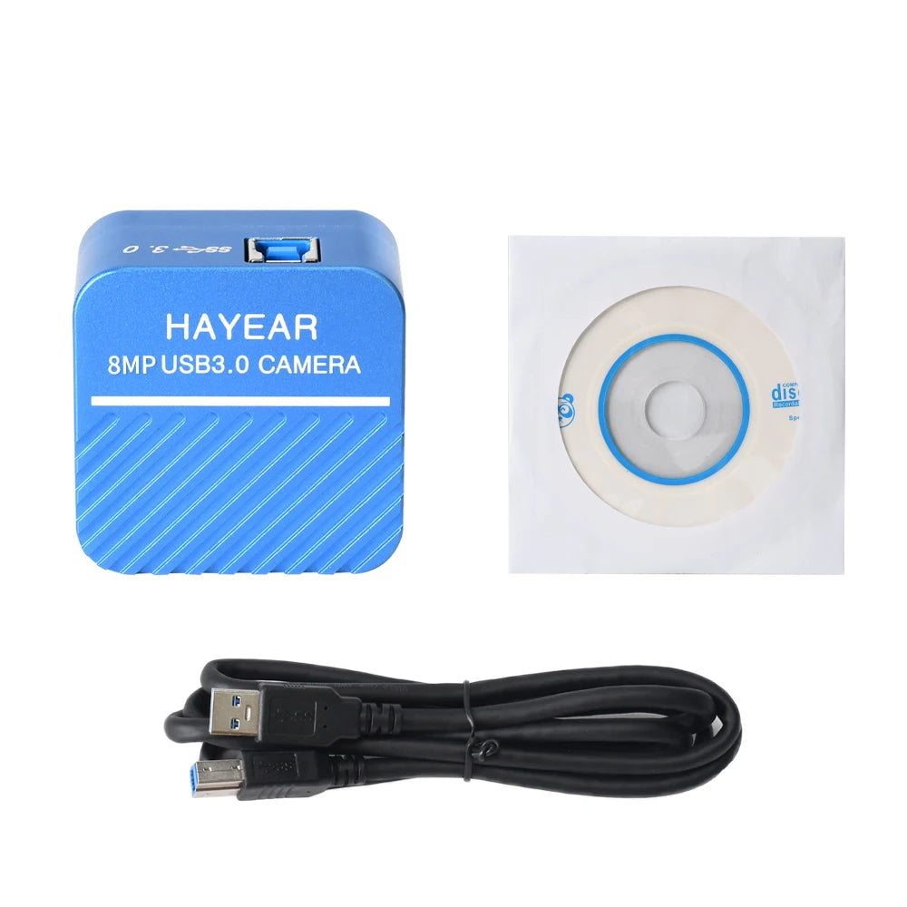 8MP 4K Sony IMX317 Sensor USB 3.0 0.5X Microscope Camera Measurement Electronic Digital detail image 4