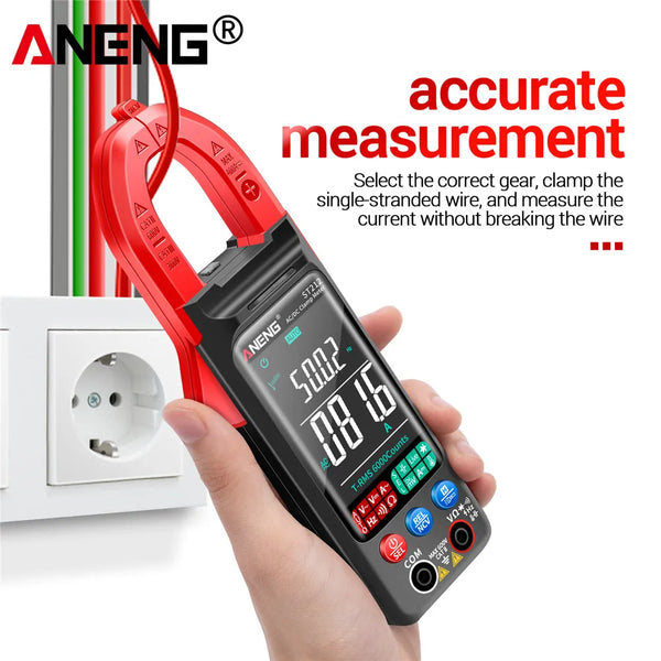 ANENG ST212 Digital Clamp Meter Multimeter 6000 Counts DC/AC Current 400A Amp Multimeter detail image 3