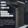 Turbo Fan X3 Rechargeable Blower 130000RPM 52m/s Brushless Air Blower Turbo Jet Fan detail image 14
