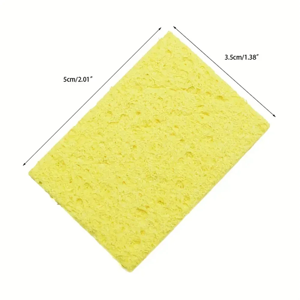 Soldering Iron Tips Cleaning Sponge 10/100pcs High Temperature Resistant Spong for Electric Soldering Iron Removal Tin