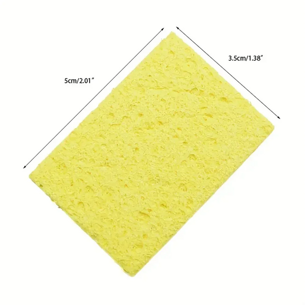 Soldering Iron Tips Cleaning Sponge 10/100pcs High Temperature Resistant Spong for Electric Soldering Iron Removal Tin