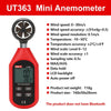 UNI-T Anemometer UT363 UT363BT Wind Speed Meter 0~30m/s Air Speedometer Digital Temperature Meter Wind Speed Measurement