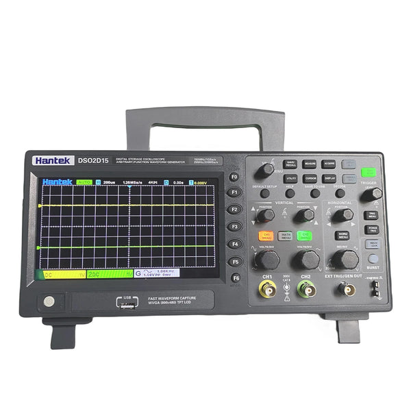 Hantek DSO2D15 Digital Oscilloscope DSO2C10 2D10 2 Channels 150MHz Oscilosc pio 25MHz Signal detail image 2