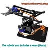 SG90 MG90S 4 DOF Unassembly Acrylic Mechanical Arm Robot Manipulator Claw for Arduino Maker detail image 2
