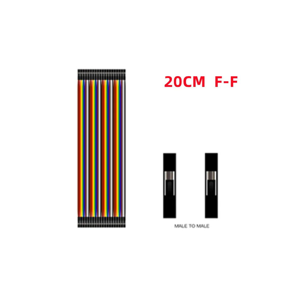 40PIN 10CM 20CM 30CM Dupont Line Male to Male + Female to Male and Female to Female Jumper Dupont Wire Cable for Arduino DIY KIT