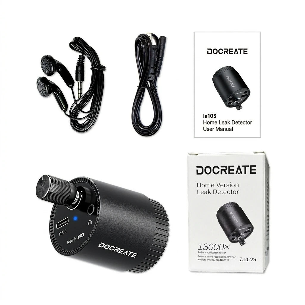 Multi-functional Water Leak Detector Sound Detector for Various Construction Pipe Leak Detection Suitable for Pipe Leak