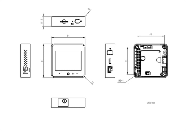 M5Stack CoreS3 SE IoT Controller ESP32 Series S3 Development Kit WiFi 2.0 Inch Screen To DIY detail image 15