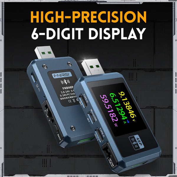 FNIRSI-FNB48P USB Battery Tester Voltmeter Ammeter TYPE-C Fast Charge Detection Trigger detail image 5