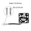 Creality Official Ender 3 V3 SE Fans, 4010 Blower Fan DC 24V 2510 Axial Cooling Fan for Ender3 V3 SE/Ender3 V3 KE 3D Printer par