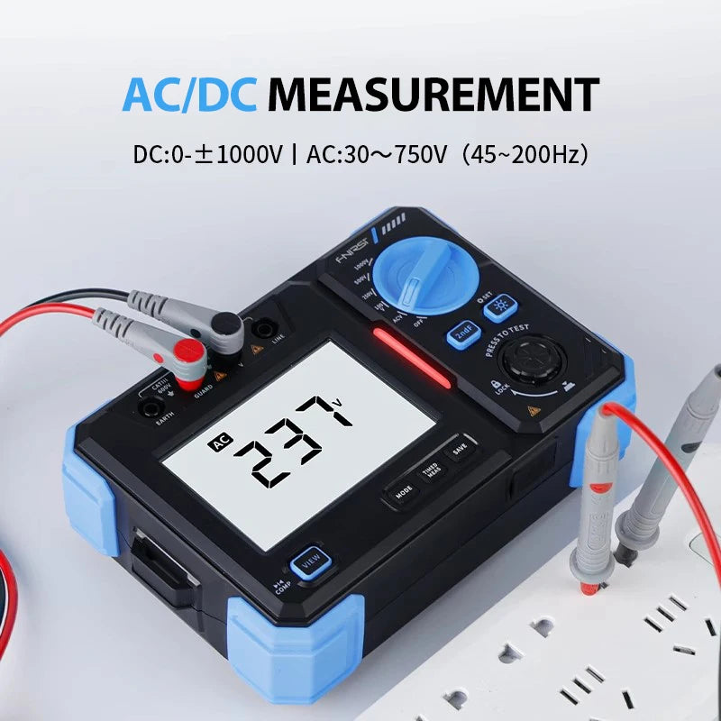 FNIRSI MRT1050 High-Precision Digital Insulation Resistance Tester detail image 4