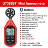 UNI-T Anemometer UT363 UT363BT Wind Speed Meter 0~30m/s Air Speedometer Digital Temperature Meter Wind Speed Measurement