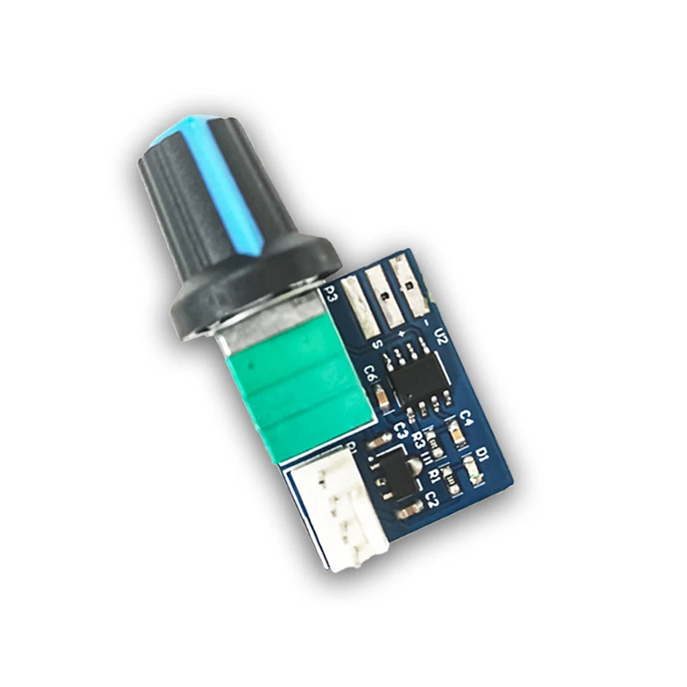 12V Single Channel PWM Fan Speed Controller with 25KHZ Frequency Duty Cycle Adjustable from detail image 5