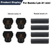 A1/A1 Mini Hotend Silicone Sock with A1 Mini Nozzle Wiper, 3D Print Cleaning Brush Tool Kit Compatible for Bambu Lab A1/A1mini