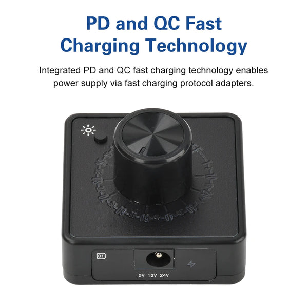 4 Wire Fan PWM Speed Controller PD QC Fast Charging Type C DC 24V 12V 5V Cooling Fan Speed detail image 2
