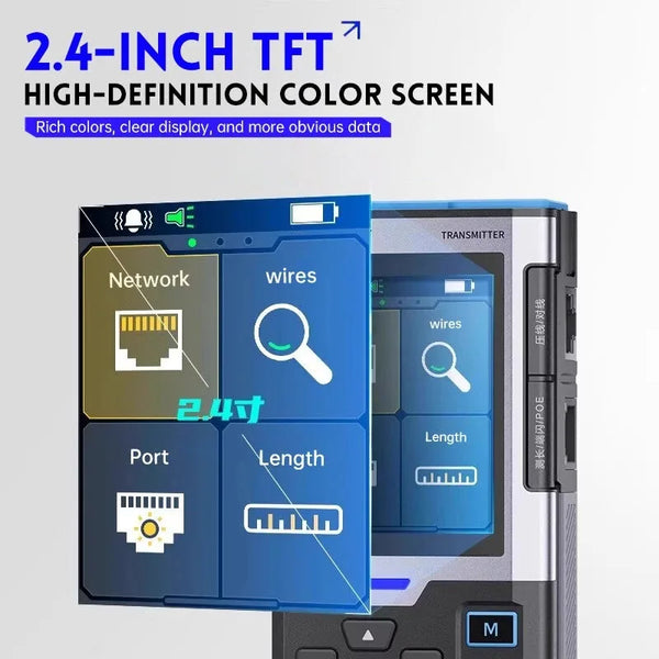 FNIRSI LPM-10A Network Cable Tester Anti-Interference Line Finder POE Test detail image 5