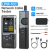 FNIRSI LPM-10C/LPM-10A  LAN Ethernet Cable Tester Toner Wire Tracker IP Scan PING PoE Tester RJ45 Wiremap Length 1Gbps NCV