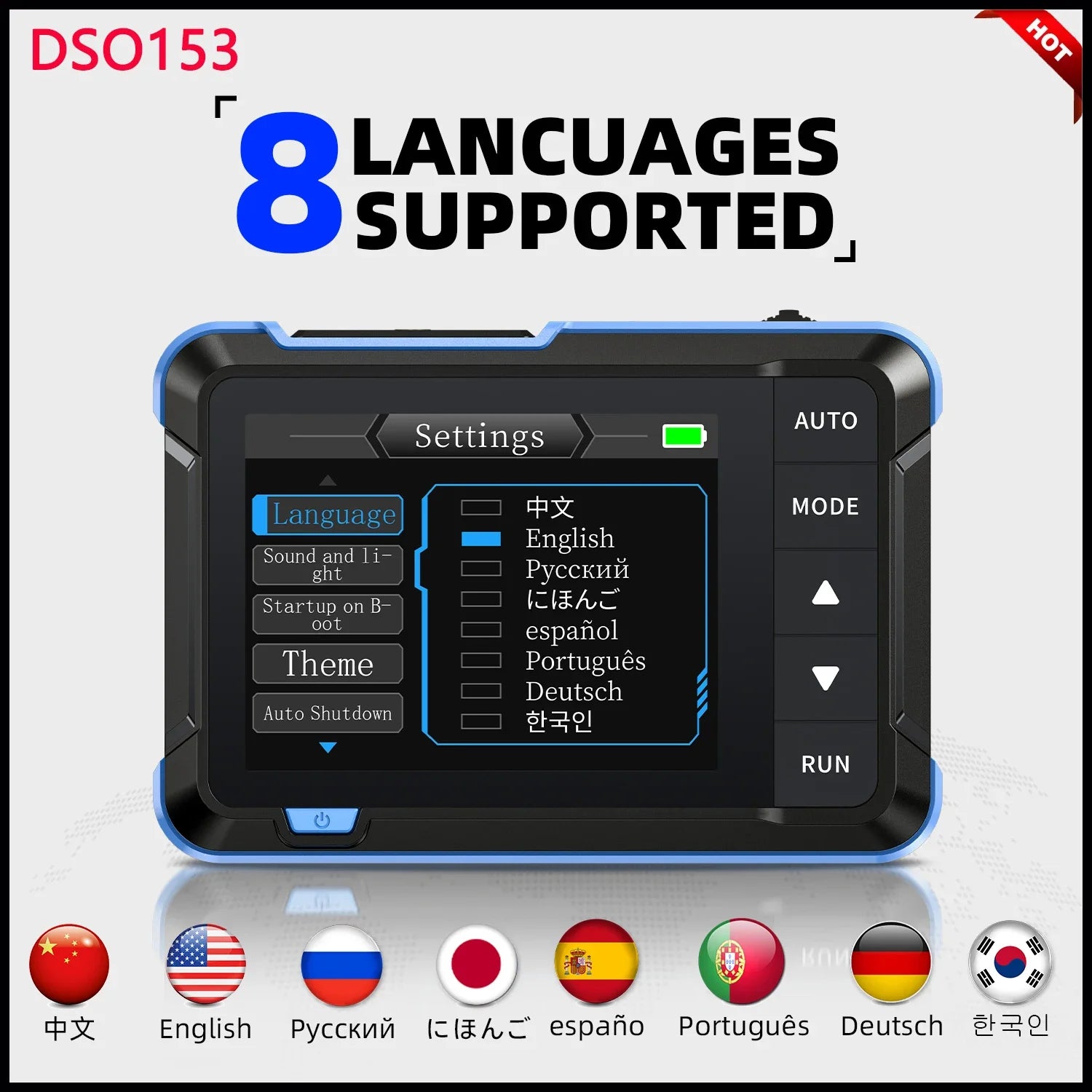 FNIRSI DSO153 Mini Oscilloscope Signal Generator Oscope Tool product image