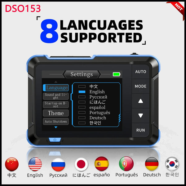 FNIRSI DSO153 Mini Oscilloscope Signal Generator Oscope Tool product image