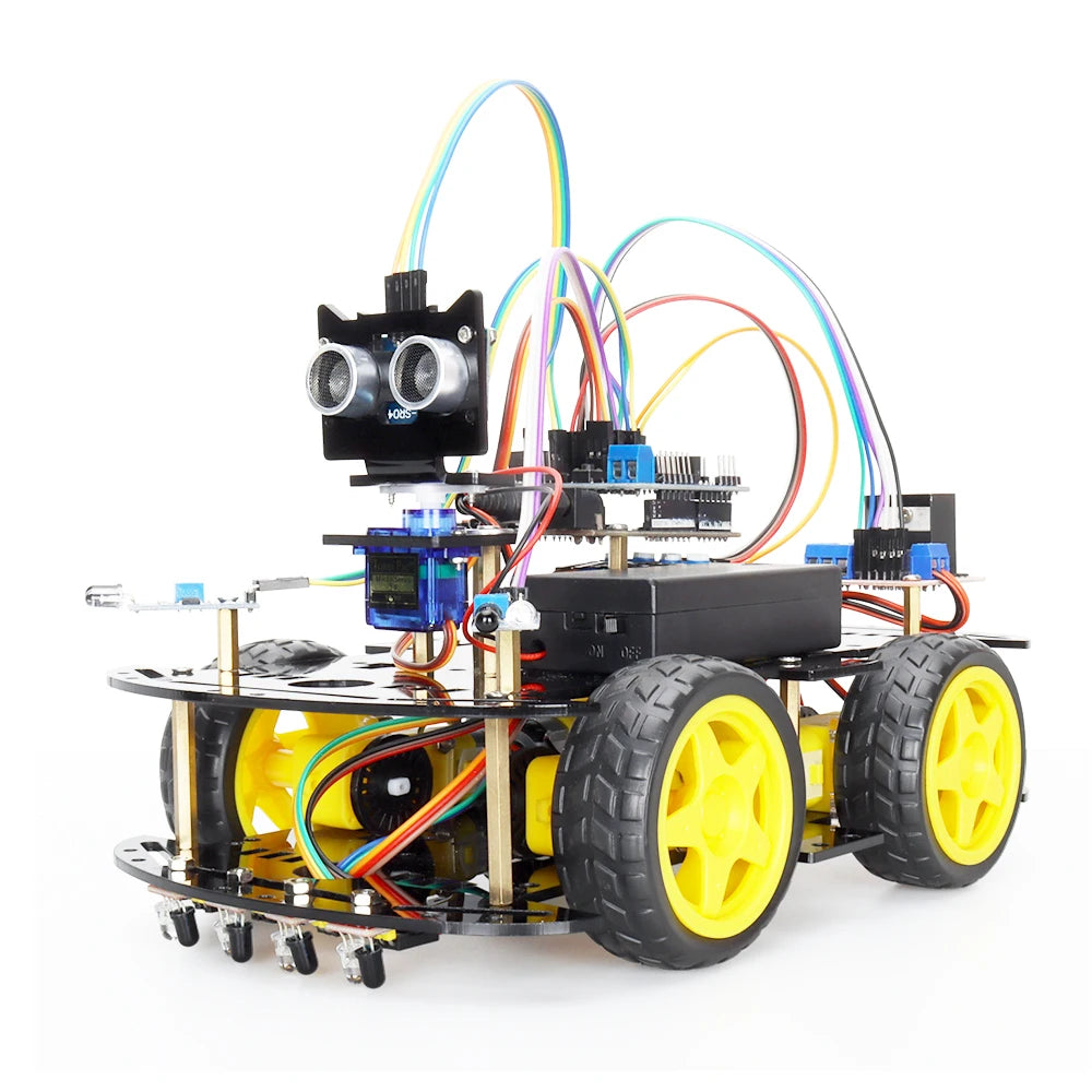 New Smart Robot Car Coding Kit for Arduino Programming Great Fun Education Learning Robotic detail image 7