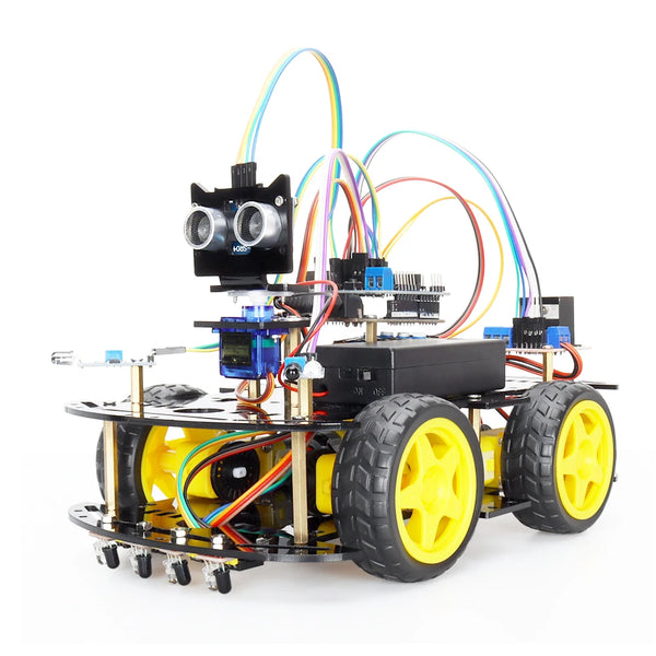 New Smart Robot Car Coding Kit for Arduino Programming Great Fun Education Learning Robotic detail image 7