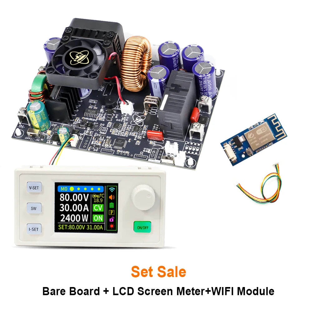 XY8030S 2400W 30A Buck DC Digital Power Supply Adjustable Step-Down Converter MPPT Charging detail image 12