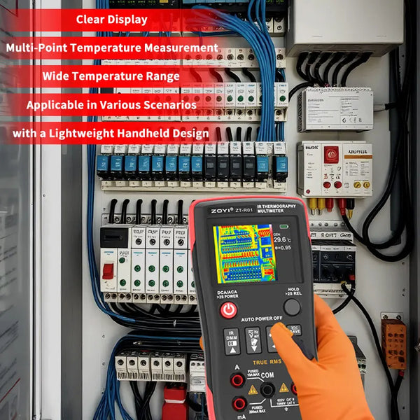 ZOYI ZT-R01 two-in-one infrared thermal imaging multimeter Industrial electric floor heating detail image 3