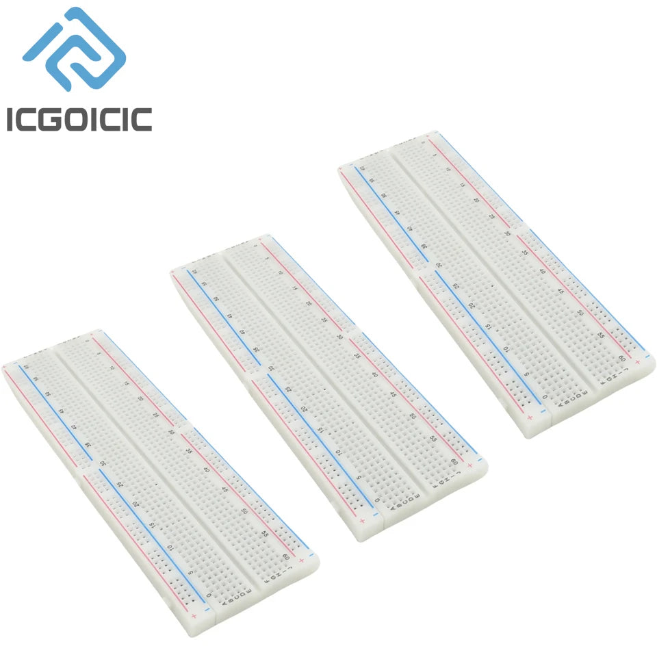 1-10PCS Breadboard 830 Point PCB Bread Board MB-102 Prototype PCB Solderless Breadboard detail image 8