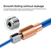 High Quality E3D V6 Throat V5 3D Printer Parts CR10 Bi-metal Heatbreak Copper Plated MK8 Throats For Kobra 2 Series CR10S CR6 SE