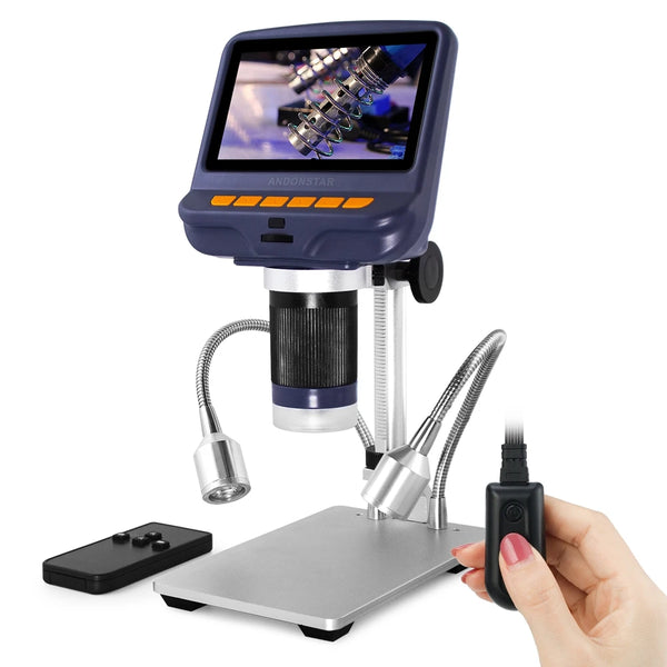 Andonstar AD106S USB Digital Microscope with Screen for Phone Repair Soldering Tool BGA SMT Jewelry Appra product image