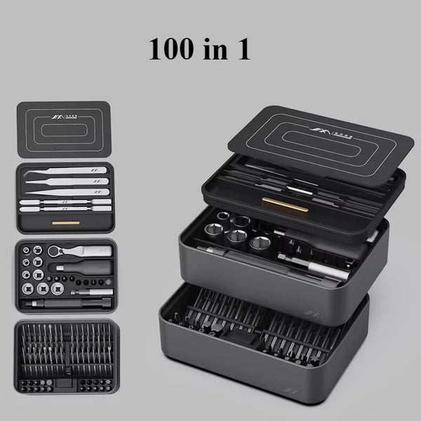 JIMI 50/100 IN 1 FM2/3 Screwdrivers Set S2 Magnetic Precision Replaceable Multi-purposed detail image 7