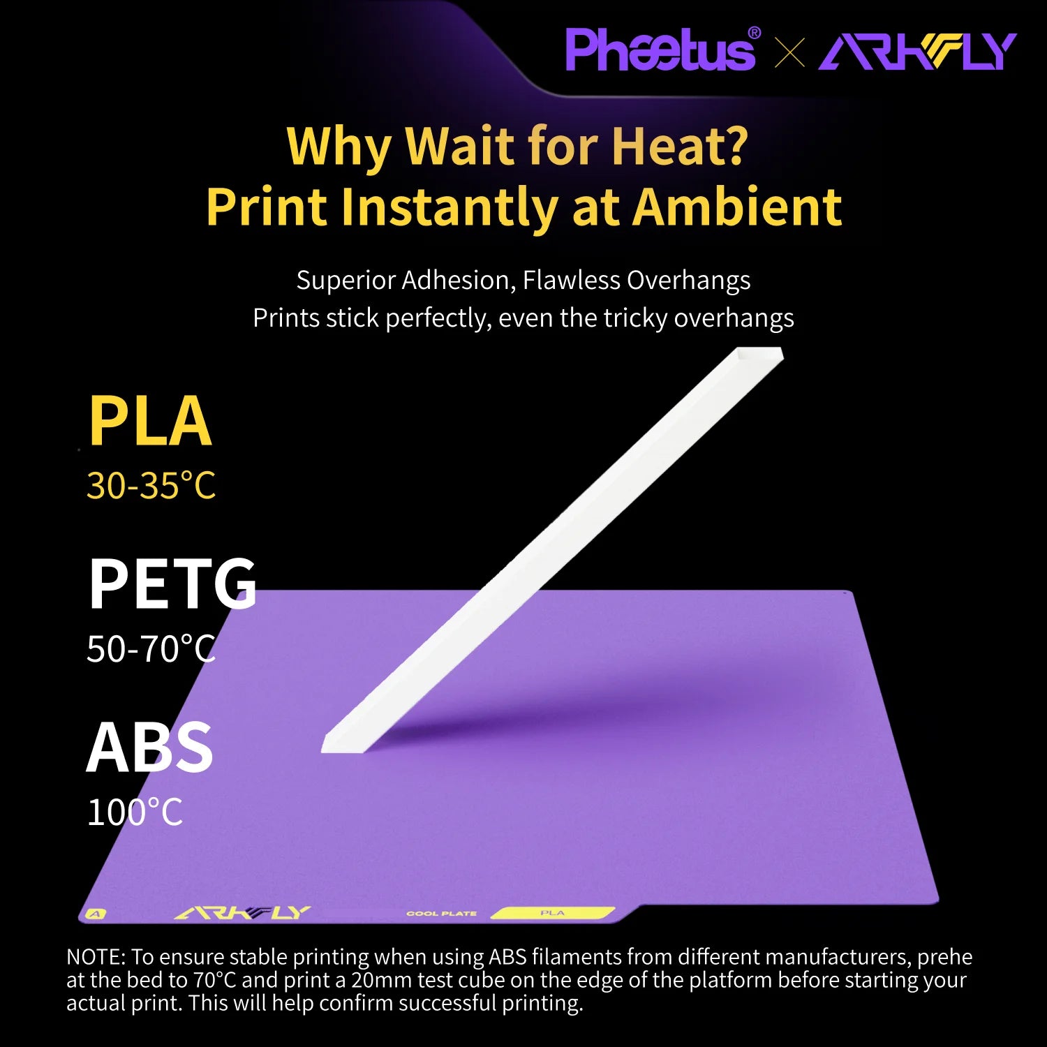 Phaetus Build Plate Cobweb/POPweb Cool Plate P2S X2D H2D H2C A1/X1/P1 A2L A1 Mini AD5MX Voron 300/350 K1C K2 Plus Qidi Plus4 MK4