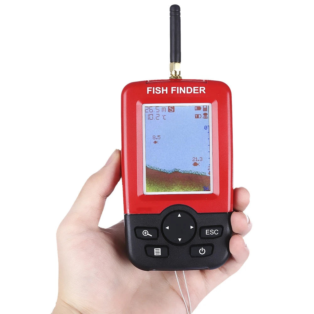 100M Portable Sonar Fish Finders Fishing lure Echo Sounder Fishing Finder Alarm Transducer detail image 4