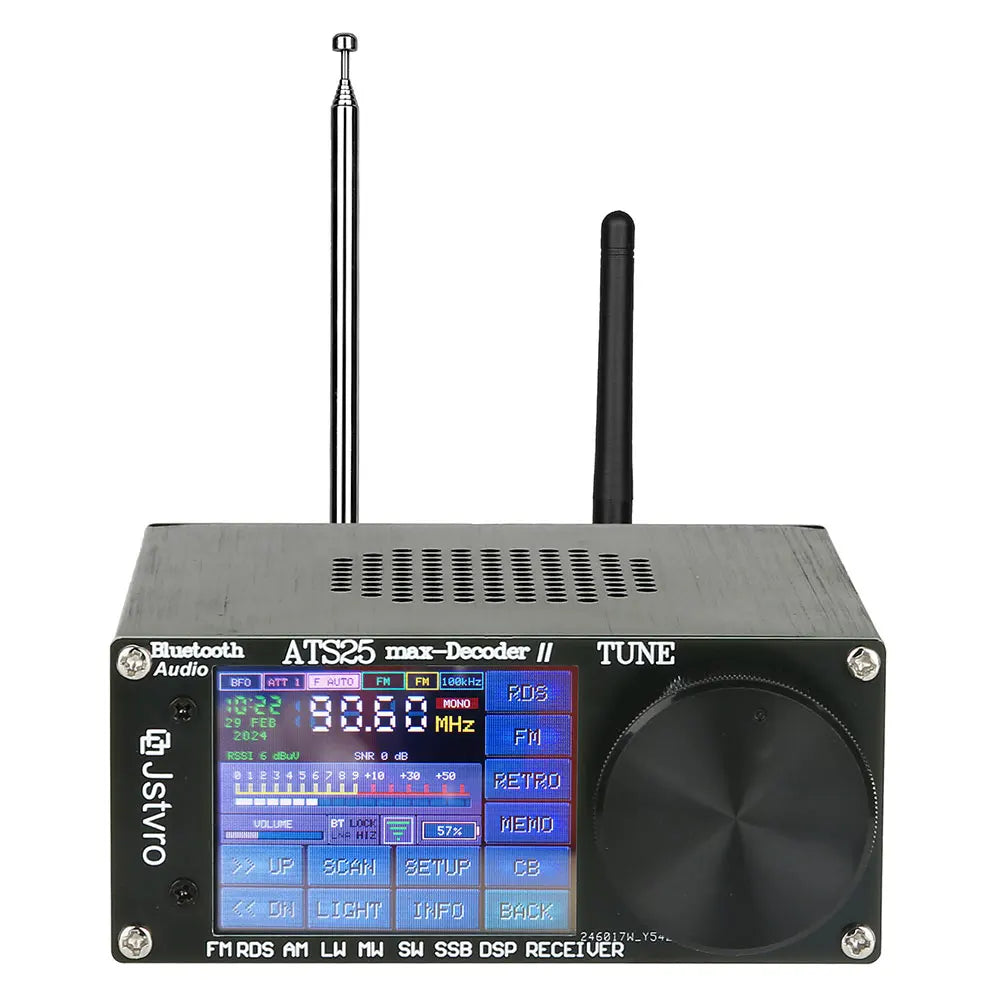 ATS25 Max Decoder II Bluetooth Version Second Generation Full Radio Receiver FM SW SSB MW LW detail image 5