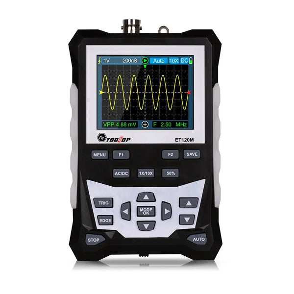 TOOLTOP ET120M Handheld Digital Oscilloscope 1Mhz Square Wave Signal Output Auto detail image 4