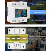 KWS-302WF Guide Rails Digital Voltmeter Ammeter Voltage Tester Meter 63A AC170-300V detail image 6
