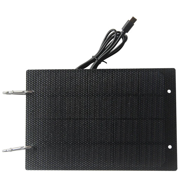 5W 5V ETFE Solar Panel Charger Type-C Output Solar Power Bank for Mobile Phone Security detail image 5
