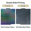 P2S PEO Bambu X1 P1 A1 Build Plate 257x257 PEI Bed Plate Double Side Smooth Texture Spring Steel Sheet For Bambu Lab P1S Heatbed