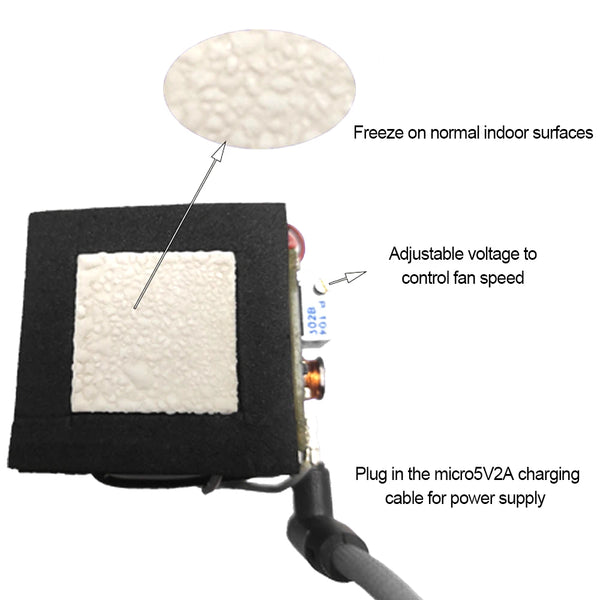 SR-01 5V Thermoelectric Cooler Peltier Elemente Module 40*40MM 5V Semiconductor detail image 5
