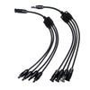 1pair 4Y Solar Style Y Branch Adapter Connectors 1 to 4 Male and Female Panel Cable Photovoltaic Connector Adapter Dropshipping