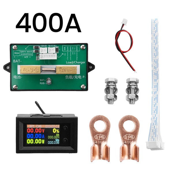 DC7~200V Digital Power Energy Voltmeter Ammeter Bi-Directional Metering Coulometer Battery detail image 10