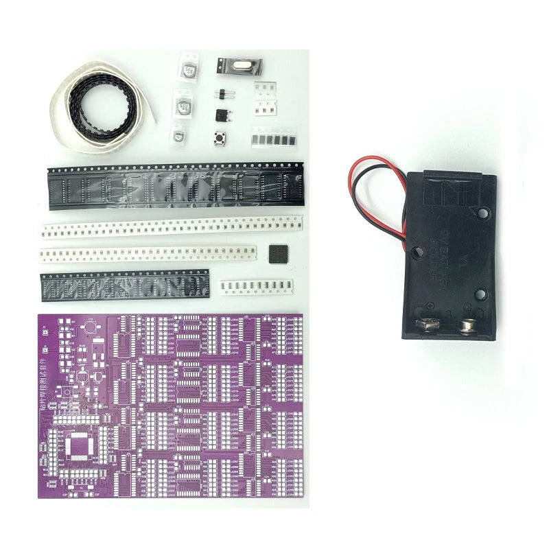 SMD Components Soldering Practice Test Kit 300 Pieces LED Circuit Board FR-4 PCB Material detail image 4