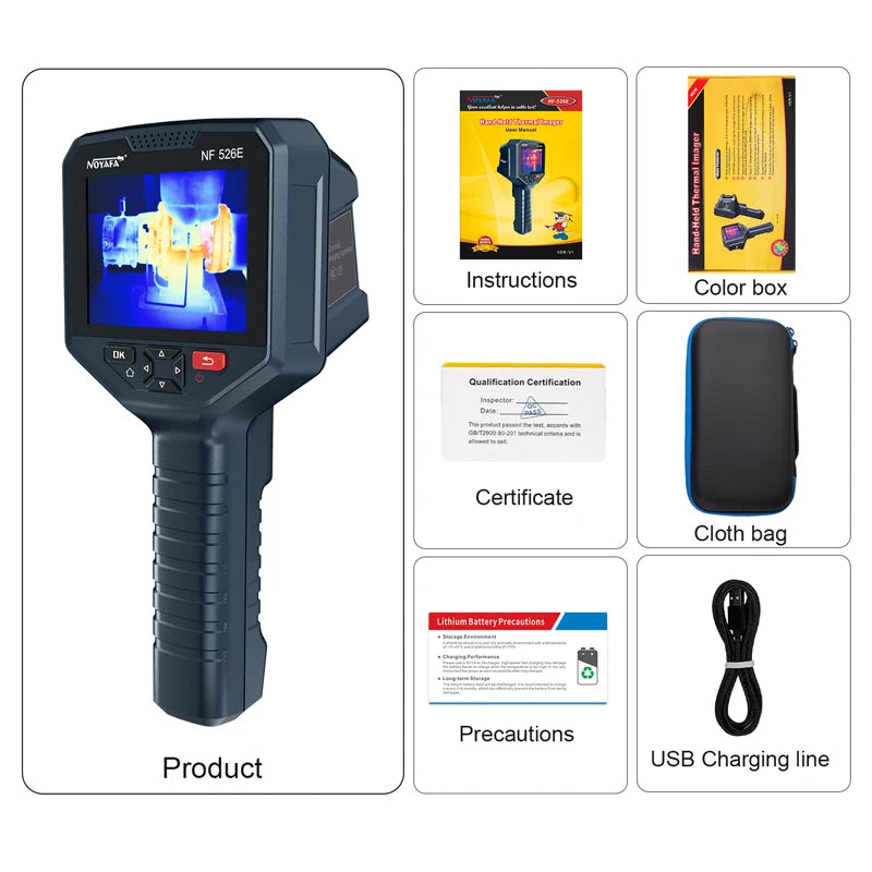 NOYAFA NF 526E Handheld Thermal Imaging Camera For Repaire Floor Heating Industrial detail image 6