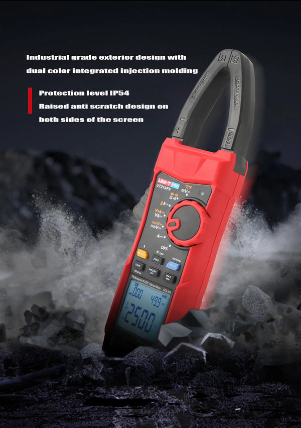 UNI-T UT219PV Clamp Meter AC DC Pliers Ammeter Voltmeter 1000A 1500V 2500V PEAK LPF Measure detail image 10