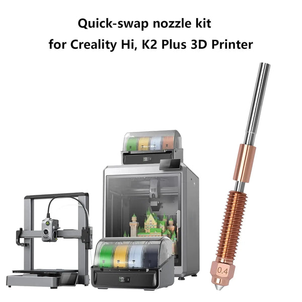 Creality K2 Plus Hi Combo Nozzle Quick-Swap Nozzle Kit Hardened steel All-metal Design For Creality K2/K2Pro/K2 Plus/Hi Combo